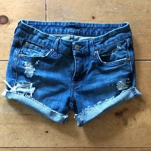 7 for all mankind denim shorts